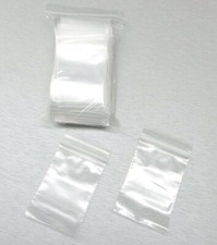 100 Reclosable 2x3 Bags Clear 2mil Poly Bags Top Sealing Plastic Baggies 2" x 3"