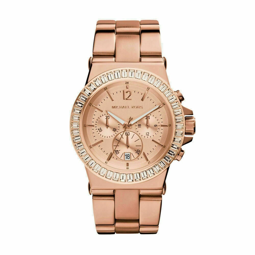 rose gold watch mk
