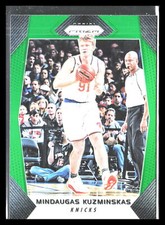Mindaugas Kuzminskas 2017 Panini Prizm #277     Prizms Green