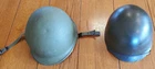 VINTAGE WWII WW2 US Army Military M1 Steel Helmet - Swivel Bale - Front Seam