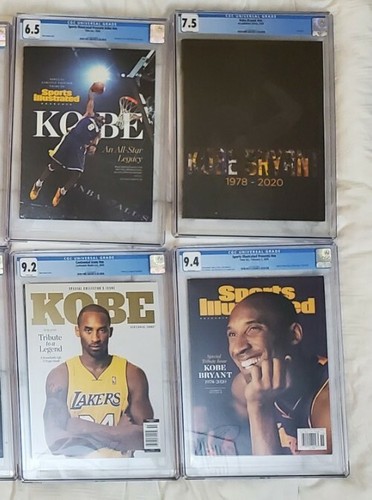 Kobe Bryant Memorial Magazines Complete Set 14 Mags Lot Graded By CGC - Picture 5 of 5
