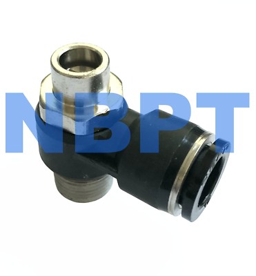 FOUL PROOF Push to Connect Flow Control SCDC 06-R02, One Touch Fitting 5pcs