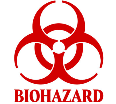 2'' - 24'' BIOHAZARD WARNING Decal Vinyl Sticker Logo & Label Pick SIZE & COLOR