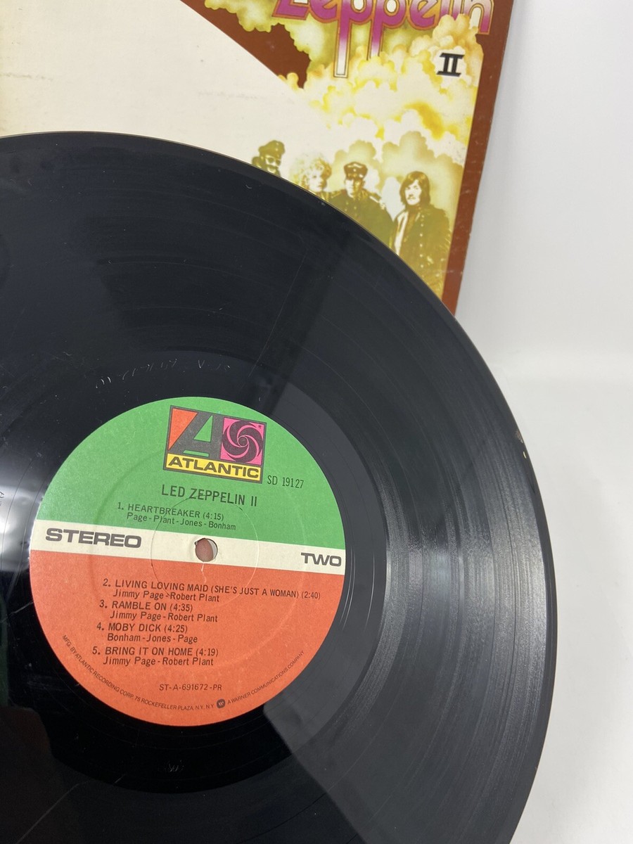 Led Zeppelin II Lp SD 19127 Vinyl Record 1969 Atlantic GATEFOLD | eBay