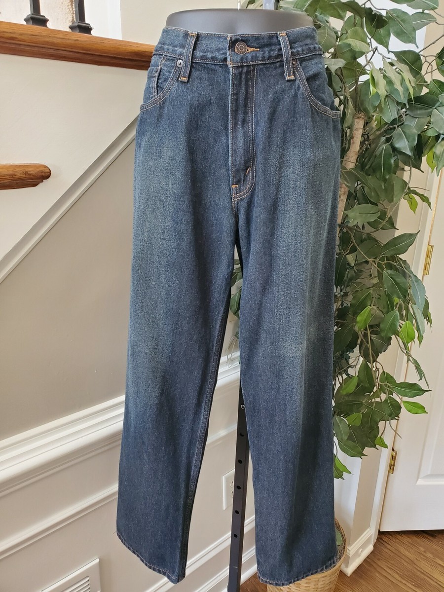 Levi's Signature Men's Blue Denim 100% Cotton Relaxed Fit Jeans