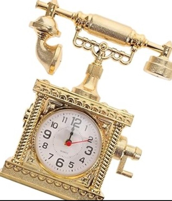 Vintage European-Style Telephone Alarm Clock