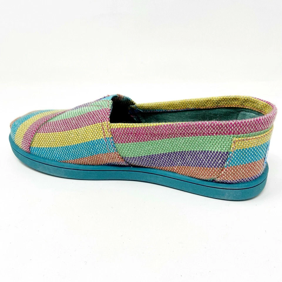 Zapatos planos informales sin cordones Toms Classics rosa tropical juvenil Foto 3 de 4