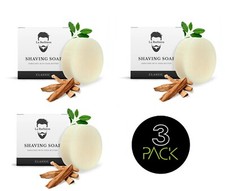 3 Pack Classic Solid 60g Shaving Mug Soap Puck by La Barbiera UK