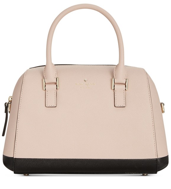 kate spade purse black and pink