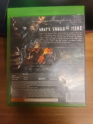 Thief (Microsoft Xbox One, 2014) Legendary Game 662248913377| eBay