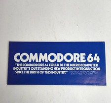 Commodore 64 Folded Brochure Specs Vintage Computing Advertising