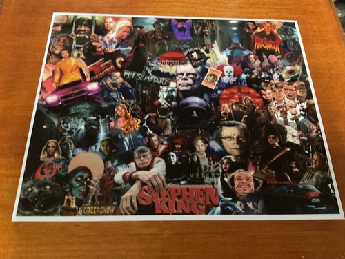 STEPHEN KING horror movie collage 8x10 art print photo