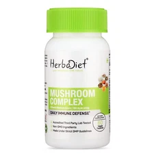 10 X Mushroom Complex Supplement Capsules Reishi, Chaga, Lions Mane Immune Boost