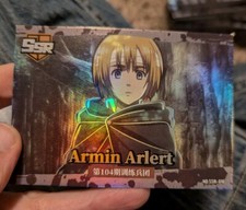AOT Armin Arlet SSR-010 Attack on Titan Reflective Foil Collectable Card 