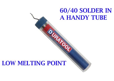 60/40 Solder Wire Tube Tin Lead Rosin Flux Soldering Solder 1.2mm 17g