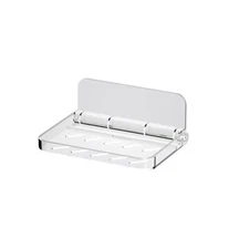 Wall-Mounted Foldable Shelf Plastic Bathroom Shelves Paper Towel Holder Foldi...