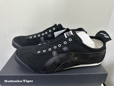 Onitsuka Tiger MEXICO 66 SLIP-ON 1183A360 002 BLACK BLACK Unisex Shoes US 6-14