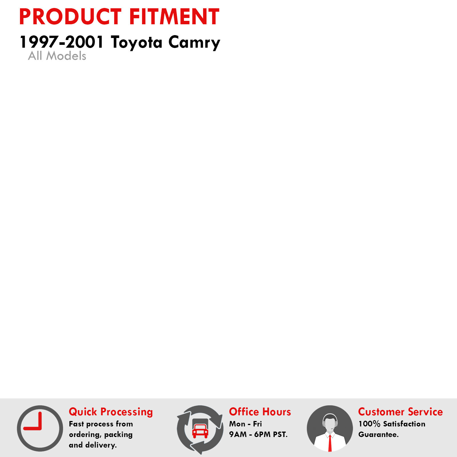 Tape On Window Visors Vent Sun Rain Deflectors For 1997-2001 Toyota Camry XV20