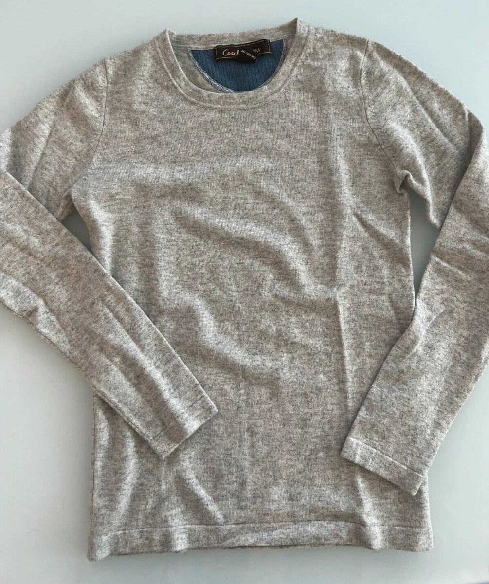 Coach cashmere sweater cheap