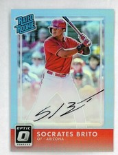 Socrates Brito 2016 Donruss Optic Rated Rookie #d 10/35 Diamondbacks Yankees