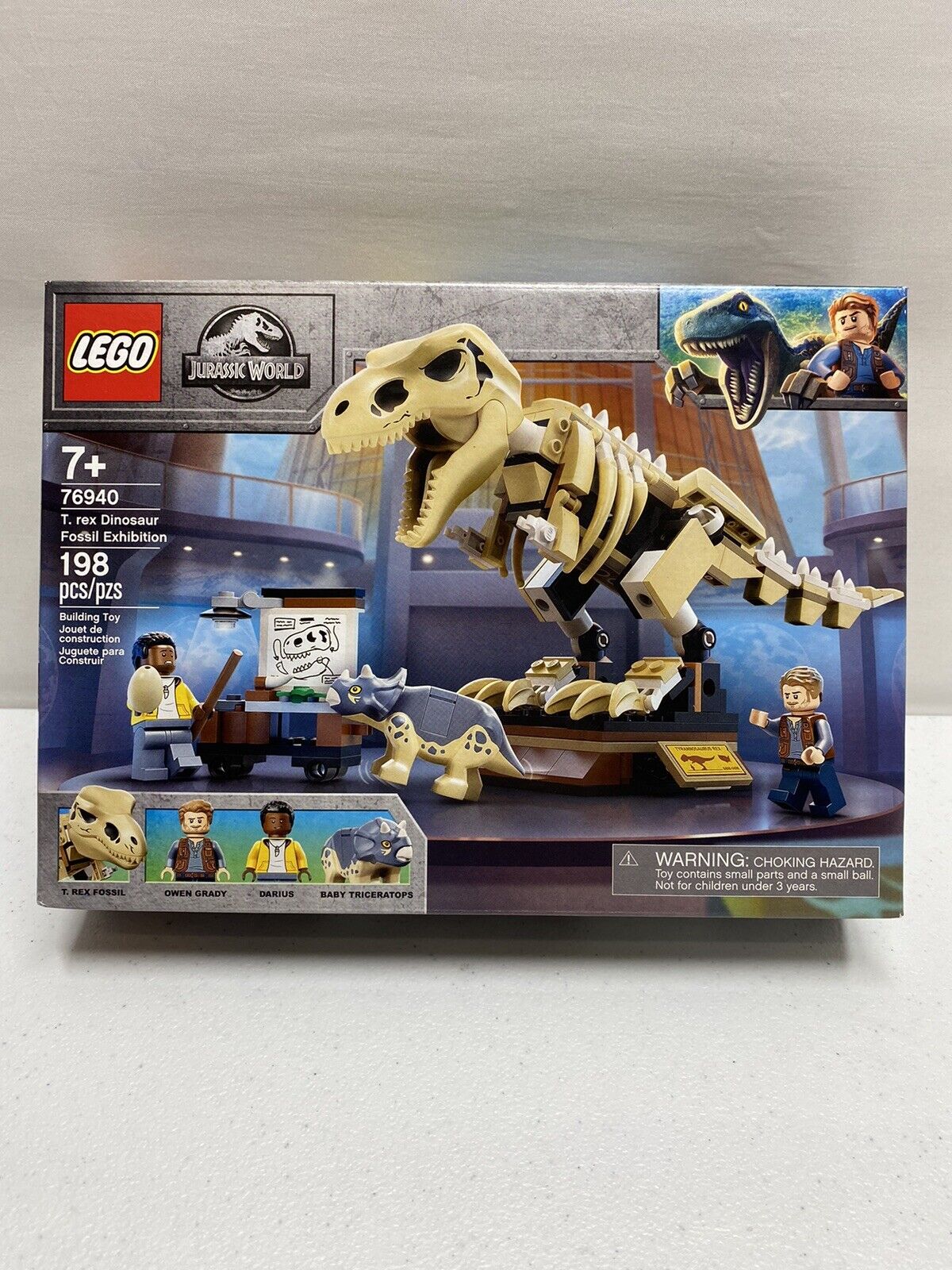 Lego Jurassic World T. Rex Dinosaur Fossil Exhibition 76940 *Retired 2022* New