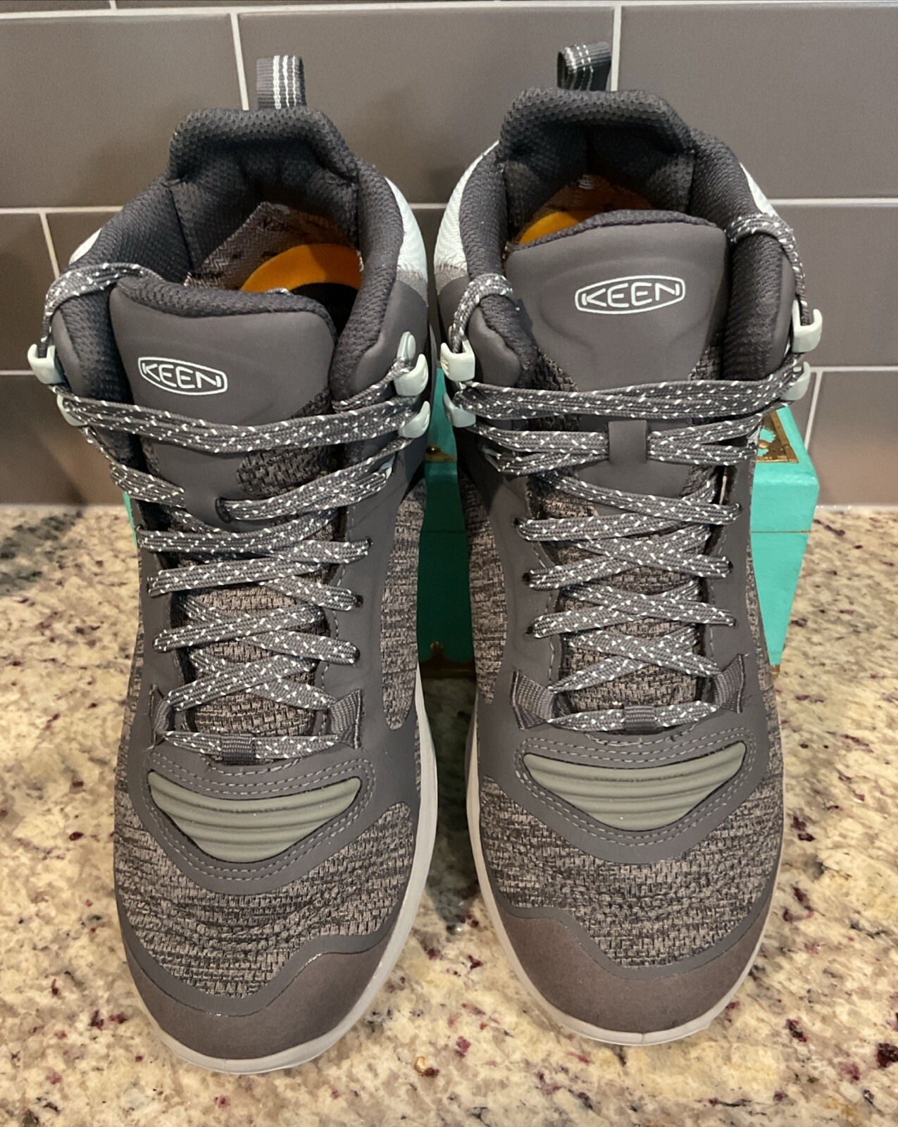 Stivali da trekking impermeabili KEEN donna taglia 8 5 M Terradora Flex magnetici blu nuvola NUOVI