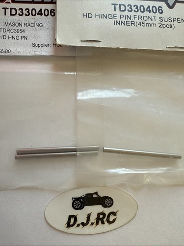Team Durango TD330406 Hinge Pin DEX410 v5 v4 v3 DESC410Rv2 DEX410R v3 (3pcs) - Picture 2 of 2