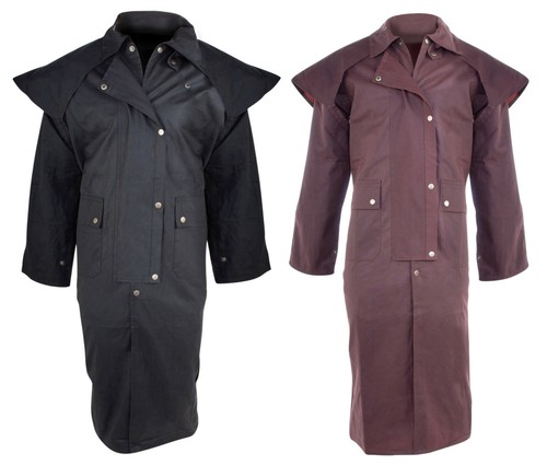 MENS OILSKIN DUSTER COAT 