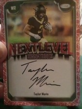2025 Sage Low Series  Taylor Morin Autograph Red Next Level Signatures Auto