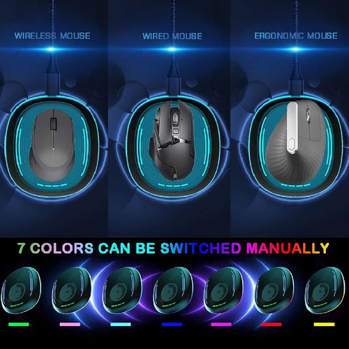 Mouse Jiggler Mechanisch Mausbeweger LED Mouse Mover Timer Wackelschüttelgerät - Afbeelding 3 van 12