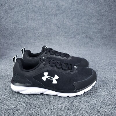 Under Armour Charged Assert 9 Shoes Womens Size 7.5 Black Running Sneakers