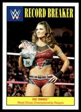 2016 Topps WWE Heritage Record Breakers Eve Torres #14 Insert