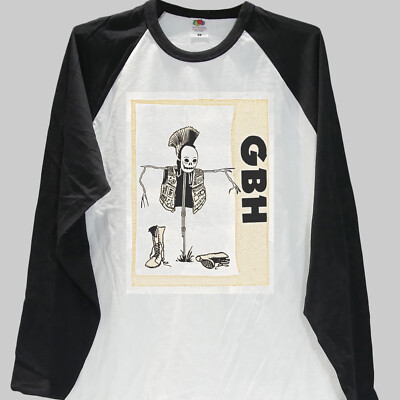 GBH Hardcore Punk Rock Langarm Baseball T-Shirt Unisex S-3XL