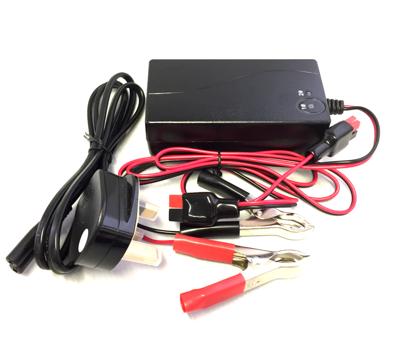 12v 2.3AMP CHARGER for LEAD , AGM & GEL BATTERIES- includes Crocodile Clips