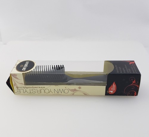 Denman Classic Styling Haarbürste D143 Professional 5-reihig schwarz 7,5" NEU - Bild 6 von 8