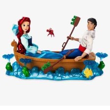 The Little Mermaid Ariel Eric Figure Dolls Deluxe Gift Set Box Disney Store NEW!