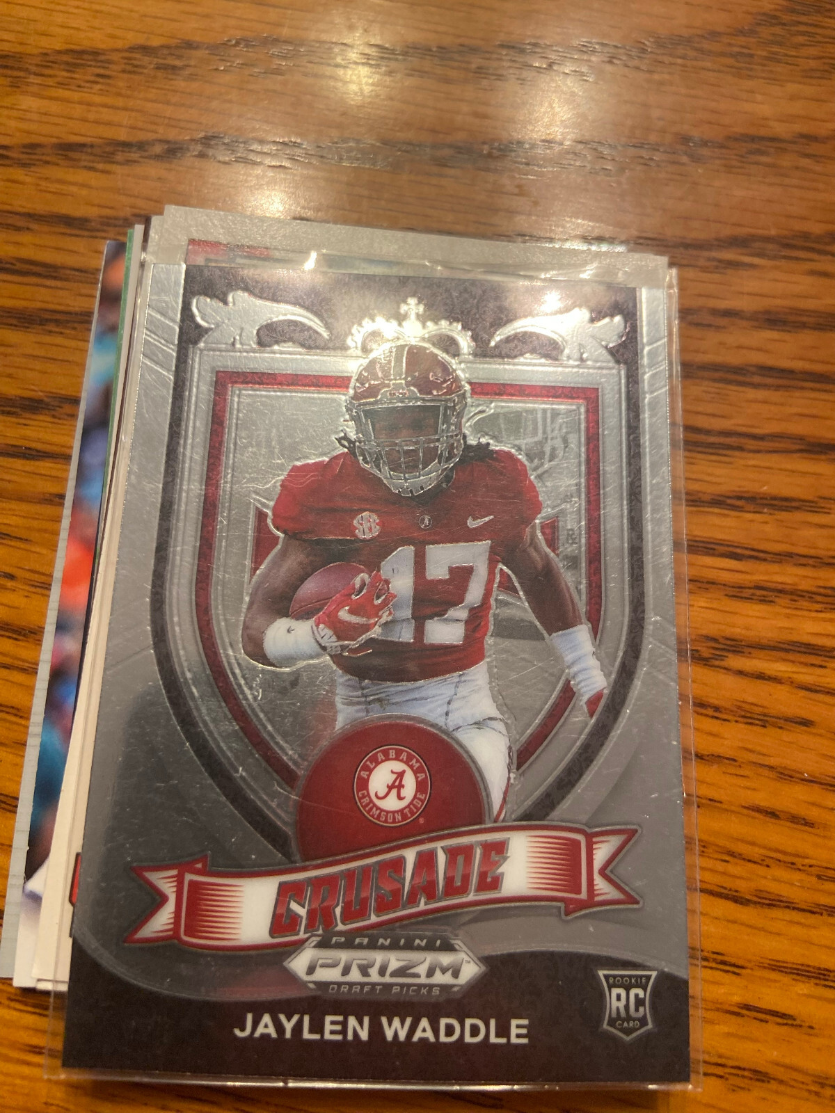 2021 Prizm Draft Picks Crusade #169 Jaylen Waddle