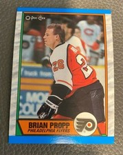 Brian Propp 1989 OPC #139 Philadelphia Flyers 