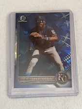2022 Bowman Draft Sapphire Chrome Daniel Vazquez BDC-74 Prospect Royals