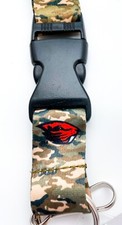 NCAA Oregon State Beavers Deluxe Wristlet Keychain - Sparkle Team Key Ring With Logo, 6.5 Inches - View #6