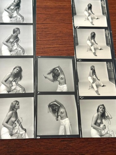 Vintage Blonde Amateur Nude Contact Sheet Photos eBay