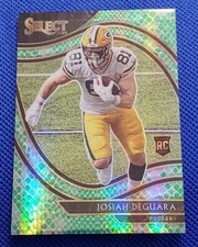 Josiah Deguara 2020 Select Field Level Rookie RC Dragon Scale Prizm /67 Packers
