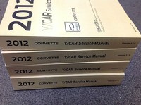 2012 Chevrolet Chevy Corvette Service Werkstatt Reparaturhandbuch Satz Original