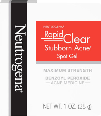 Neutrogena Rapid Clear Stubborn Acne Spot Treatment Gel, Maximum Strength 10% Be