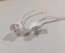 2 x G5.3 Cap - MR11 MR16 Lamp Holder ceramic Base 8cm LED Halogen light bulb