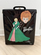 Vintage 1963 Mattel Barbie Ponytail Black Vinyl Carrying Case