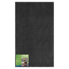 Dog Door Mat 60 x36 Chenille Absorbent Muddy Paws Washable Grey Futurwit Front
