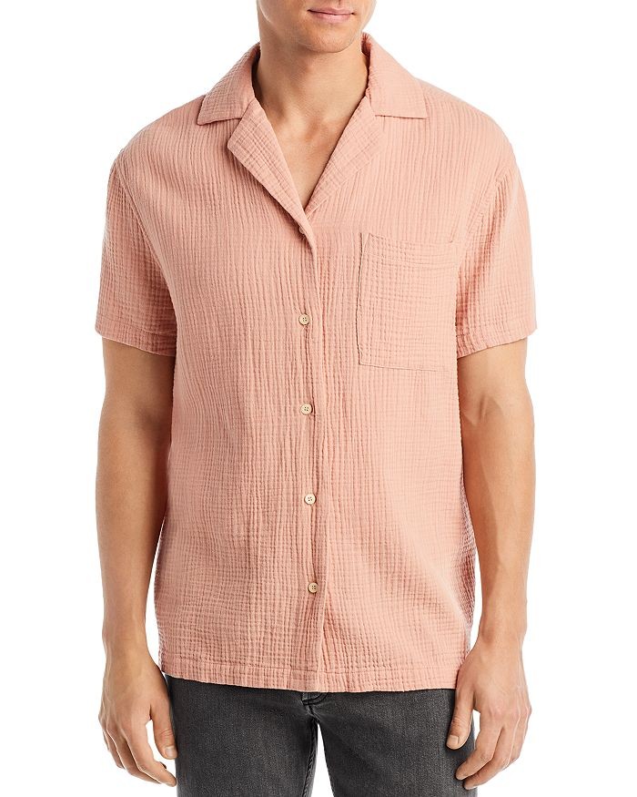 Мужская рубашка Joes Jeans в обтяжку от Charlie Camp цвета пыльной глины-большого размера