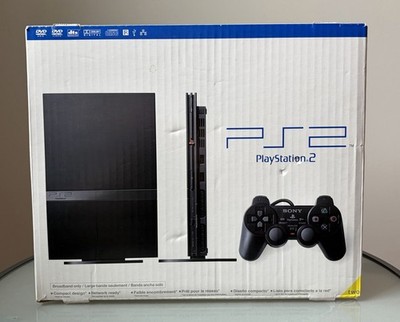 Sony PlayStation 2 Slim Launch Edition Charcoal Black Console (SCPH-77001CB)