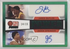 2021 Leaf Pro Set Power Combos Dual Green Spectrum Foil 14/15 #PC-06 Auto 1c0k